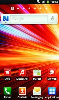 The 3G icon shows that 3G is available. If 3G isn't available, a different network mode is automatically selected.Further information: Select network mode