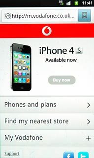 The active data connection icon shows that a data connection is active.Further information:Use internet browser