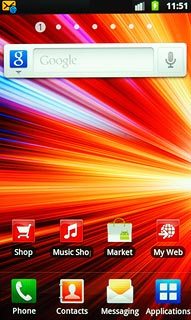 The email message icon shows that you've received a new email message.Further information:Retrieve and read email messages