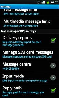 Press Reply path to turn off the function.