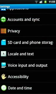 Press Date and time.