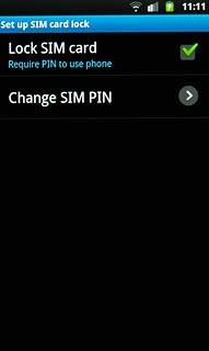 Press Change SIM PIN.
