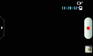 Press the record icon to start the video recorder.