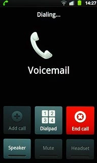 Press End call to end the call.