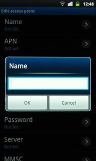 Key in Vodafone Mail and press OK.