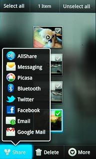 Press one of the following options:Picasa, go to 3a.