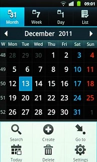 Press Create.Key in a subject for the appointment.Follow the instructions on the display to key in more information, such as location, duration and reminder.