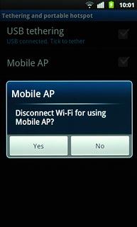 Press Yes to confirm.