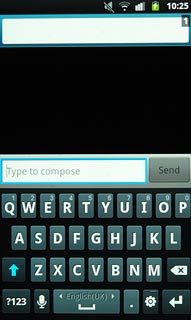 Press the settings icon.