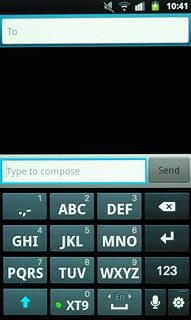 To write more numbers:Press 123.