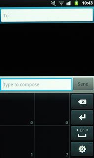 To key in numbers:Key in the required numbers in the bottom left field.