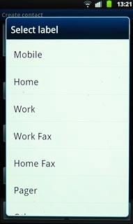 Press the required number type.
