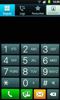 Press and hold the required number key until the number is called.