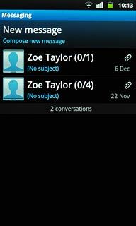 You have a number of options when you've read the text message.Press the required sender.Choose one of the following options:Reply to text message, go to 3a.Forward text message, go to 3b.Delete text message, go to 3c.