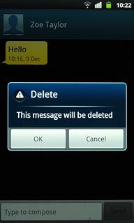 Press OK to confirm.