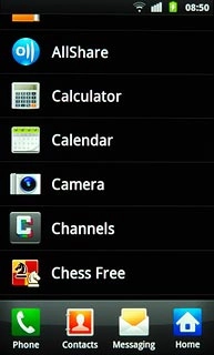 Press the application you've just downloaded.Follow the instructions on the display to use the application.