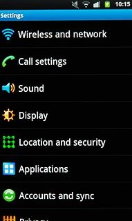 Press Accounts and sync.
