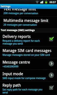 When the box next to the menu item is empty, the function is turned off.