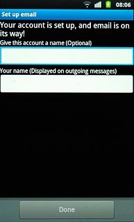 Press the field below Give this account a name (Optional) and key in a name for your email account (such as Private or Work).
