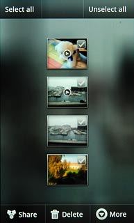 Press the required file to tick it.