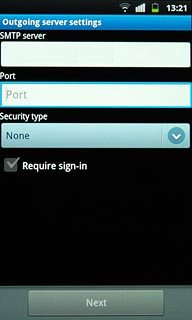 Press the field below Port and key in 25