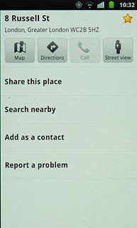 Press the favourite icon (a star) at the top of the display.