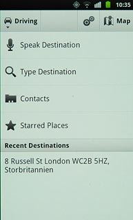 Starred Places, go to 2d.