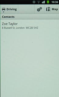 Press the required contact.