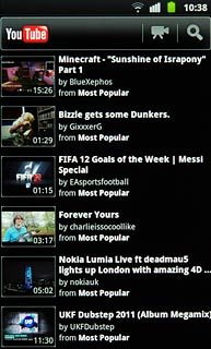 Press the search icon.