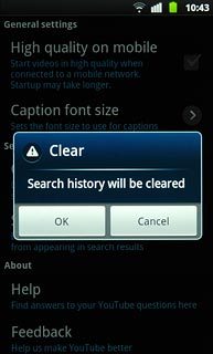 Press OK to confirm.