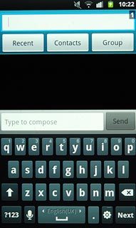 Slide your finger right or left on space to change the input language.