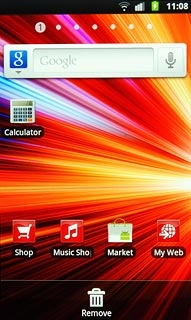Drag the shortcut to Remove.