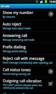 Press Show my number.