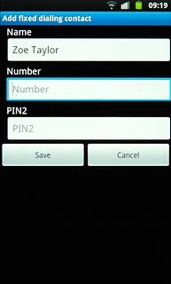 Press Number and key in the required number.