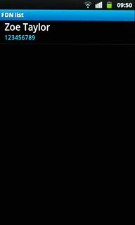 Press the required contact.