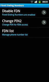 Press Change PIN2.