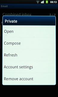 Press Remove account.