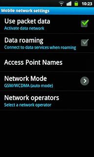 Press Access Point Names.