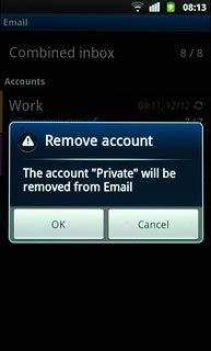 Press OK to confirm.