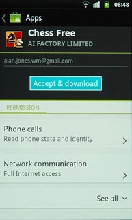 Press Accept & download.