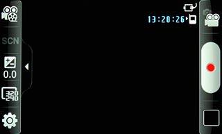 Press the video resolution icon.