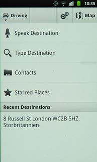 Press one of the following search options:Speak Destination, go to 2a.