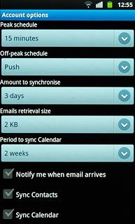 Press Emails retrieval size.