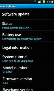 Press Software update.