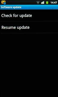 Press Check for update.Follow the instructions on the display to update your phone's software.