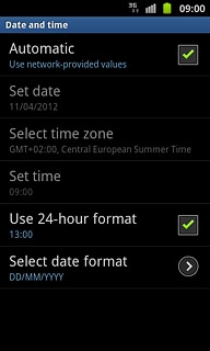 When the box next to the menu item is ticked (V), the function is turned on.