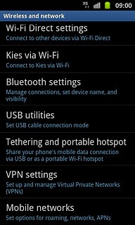 Press Mobile networks.