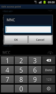 Key in 01 and press OK.