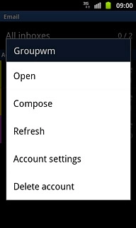 Press Account settings.