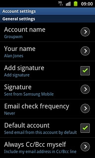 When the box next to the menu item is ticked (V), the function is turned on.